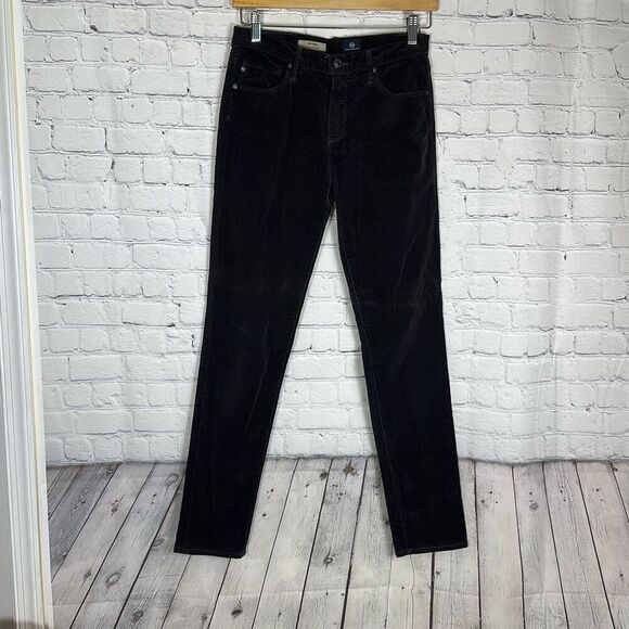 Vintage Adriano Goldschmied AG Women’s Corduroy the Prima Mid Rise Cigarette 29R - Picture 1 of 11